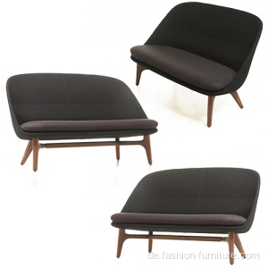 Fünfglas Fiberglas Lounge Stoff Loveseat Solo Sofa